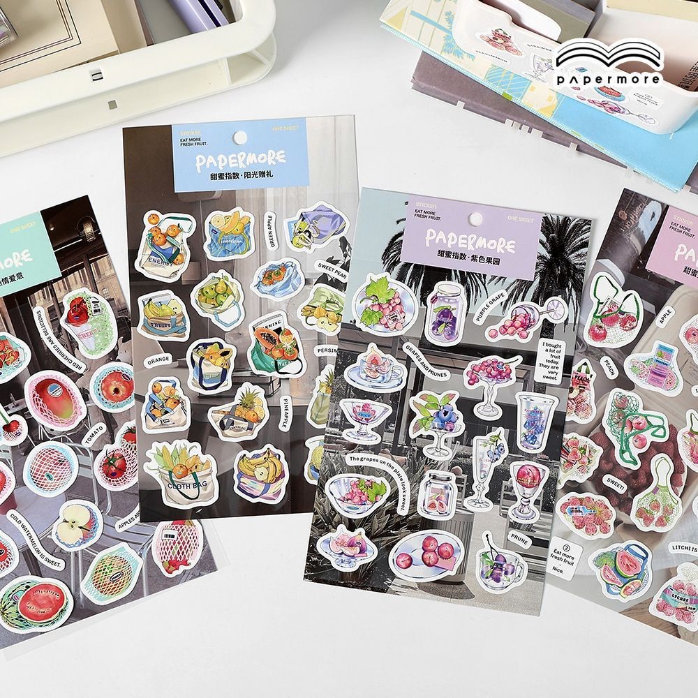 Stickers - Tờ Nhãn Dán SWEETIE Papermore Hoạ Tiết Trái Cây Kết Hợp Mới ...