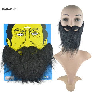 Canamek 1 Lễ Hội Vui Nhộn Đồ Dùng Giáng Sinh Prom Đạo Cụ Unisex Lạ Mắt Giả Râu Halloween Trang Phục Đảng Mặt Tóc ria mép Tóc Giả CSF