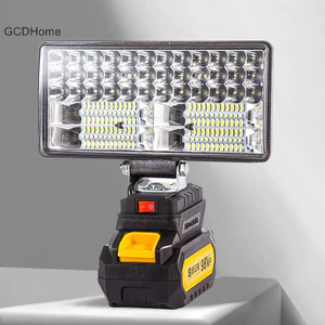 Gcdhome Cho 18V Li-ion LED Đèn Làm Việc 3 / 4 Inch Đèn Pin Di Động Khẩn Cấp Lũ Cắm Trại Ánh Sáng HOT