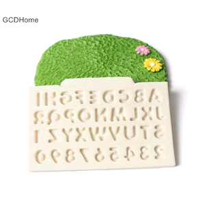 Gcdhome Silicone Chữ Số Fondant Khuôn Bánh DIY Sugarcraft Sô Cô La Nướng Trang Trí HOT