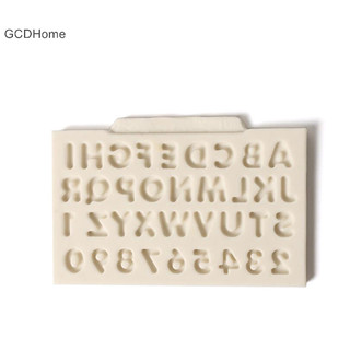 Gcdhome Silicone Chữ Số Fondant Khuôn Bánh DIY Sugarcraft Sô Cô La Nướng Trang Trí HOT