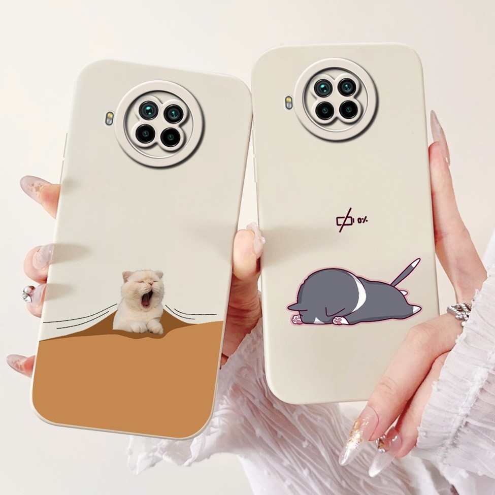 Ốp lưng Redmi Note 9Pro 5G Hoa Thẩm Mỹ Mèo Dễ Thương Bé Trai Đen Chống Sốc Ốp lưng Xiaomi Redmi Note 9 Pro 5G