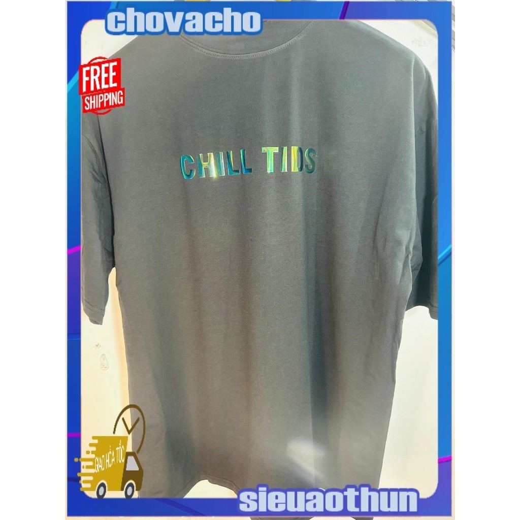 Áo thun Stee Cổ tròn in CHILL TIDS Localbrand ICVCVNI Unisex