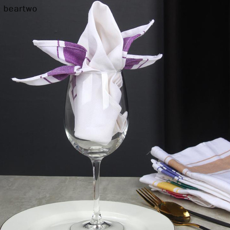 < Beartwo > Vải lau để lau kính rượu vang đỏ Lau kính mà không để lại bất kỳ dấu vết cốc Khăn lau vải Vải lau đẹp
