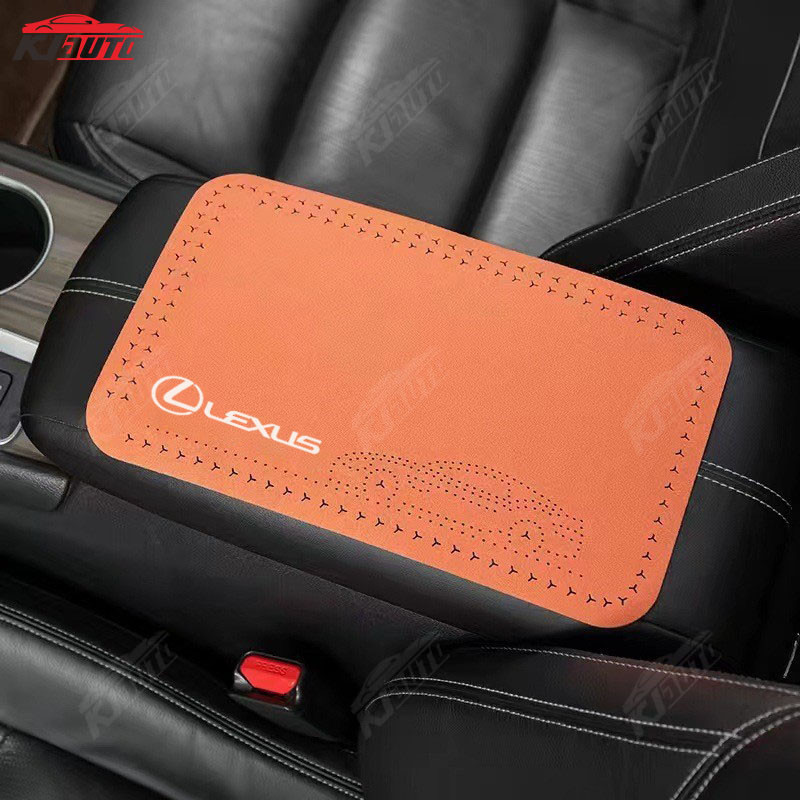 Lexus Da Lộn Tay Hộp Bảo Vệ Miếng Lót Cao Cấp Nam Kinh Doanh Tùy Chỉnh Phụ Kiện Nội Thất Ô Tô Cho Lx Gx Rx Ls Gs Sc Es Is