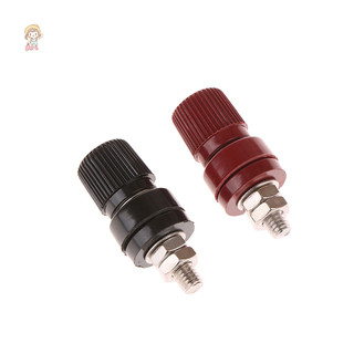 TWE M6 Thiết bị đầu cuối Bài viết bằng đồng thau Loại thiết bị đầu cuối 333 Vít ren màu đỏ và đen Nhiệt độ 6mm Vít đồng VN