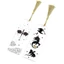Đánh dấu đọc sách TUYỆT VỜI, Dấu trang Acrylic trong suốt, Quà tặng hoạt hình Nhãn sách Anime Rồng đen bằng nhựa