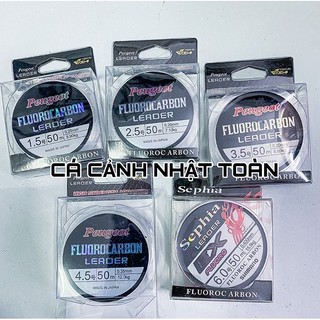 Fluorocarbon Leader Peugeot (50 mét) dây cước câu cá Japan