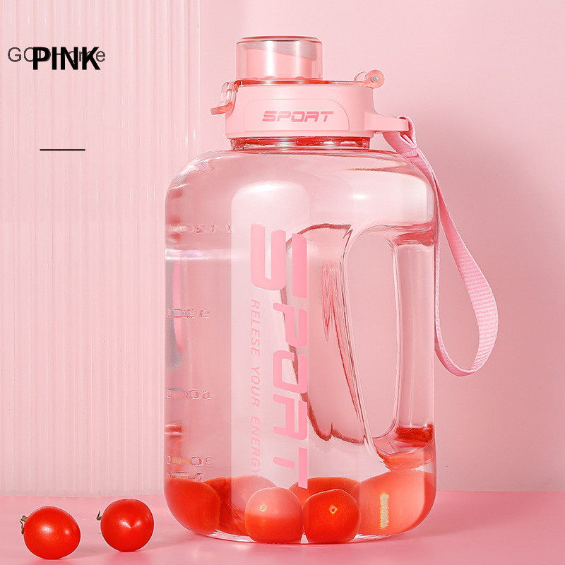 Gcdhome Dung Tích Lớn2500 / 1700ML Có Ống Hút Thể Thao Tập Gym Ấm Siêu Tốc Cho Cắm Trại Du Lịch Bình Nước Nóng BPA
