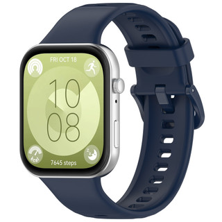 Dành Cho Huawei Watch Fit 3 Dây Đeo Ốp Lưng Kính Cường Lực Bảo Vệ Màn Hình Mạ Bao Da Dây Silicon