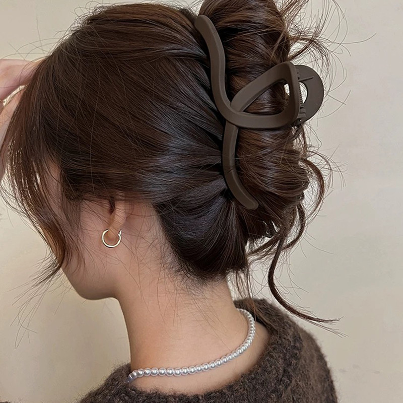 Kẹp tóc lớn cảm giác cao cấp, style Hàn Quốc đơn giản, dành cho nữ