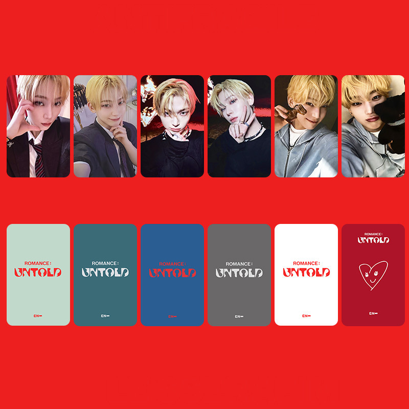 5-7 Chiếc EN Lomo Card ROMANCE UNTOLD Album Photocards HEESEUNG JAKE JAY JUNGWON NI-KI SUNGHOO SOLO Ảnh Kpop Idol Bưu Thiếp YM