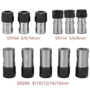 Động Cơ Trục Collet Chuck ER11 ER16 ER20A 5-16mm Thanh Nối Dài Dụng Cụ CNC