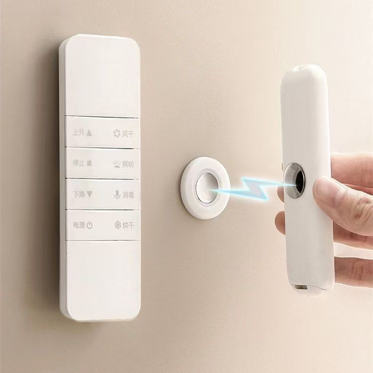2pieces Điều Khiển Từ Xa Miếng Dán Từ Tính Tivi Điều Hòa Điều Khiển Từ Xa Lưu Trữ Tường Đục Lỗ-Miễn Phí Treo Tường Magne Mạnh Mẽ