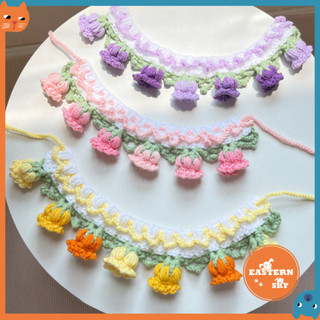 Handmade Thú Cưng Dệt Kim Khăn Cho Thú Cưng Khăn Hoa Thú Cưng Khăn Dệt Kim Khăn Cho Mèo Khăn Miệng Chó Lau Khăn Cho Thú Cưng Dễ Thương Ảnh Chống Đỡ