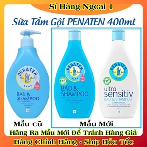 Sữa tắm gội cho bé sơ sinh Penaten Đức 400ml Mẫu mới [Nội địa Đức Đủ Bill]
