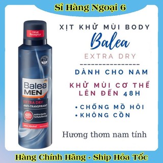 Xịt khử mùi Balea Men 48h 200ml của Đức - Dành cho nam