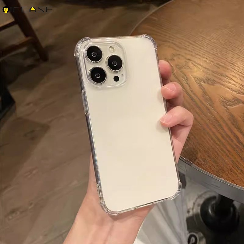 Dành Cho OnePlus 13 13T 13R 12 11 Ace 5 Pro Ultra Racing Ốp Điện Thoại Trong Suốt Trong Suốt Đơn Giản Túi Khí Bốn Góc Góc Chống Rơi Chống Sốc Chống Rơi Vỏ Mềm Vỏ Ốp Lưng