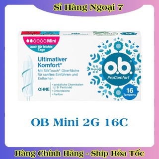 Băng vệ sinh Tampon Ob - Đức Date mới đủ Bill