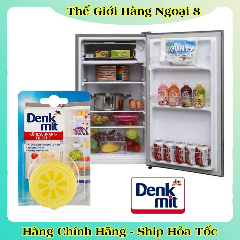 Sáp Khử Mùi Diệt Khuẩn Tủ Lạnh Denkmit Hương Chanh Vỉ 40Gr -Hàng Nội địa Đức