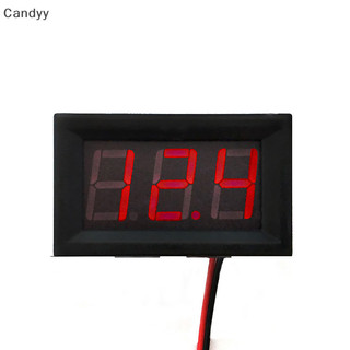 NDY Kỹ Thuật Số Vôn Kế 2 Dây 5V Đến 120V Điện Áp Hiển Thị Kỹ Thuật Số Linh Kiện Điện Xe Đồng Hồ Chống Ngược Kết Nối N
