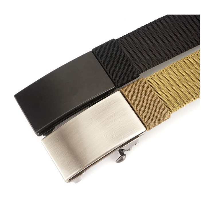 Dây Nịt Nam Thời Trang Vải Dù Cao Cấp – Khóa Tự Động_Men belt canvas