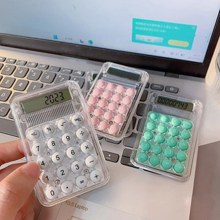 Máy tính Mini Máy tính bỏ túi dễ thương di động Máy tính hoạt hình cho học sinh tiểu học
