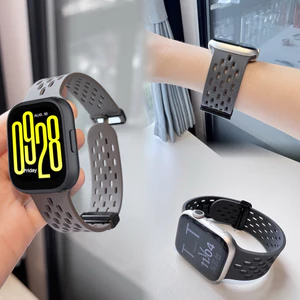 Dây đeo silicon thoáng khí từ tính cho Xiaomi Redmi Watch 5 Active SmartWatch Dây đeo thay thế cho Redmi Watch5 Lite Vòng đeo tay hoạt động