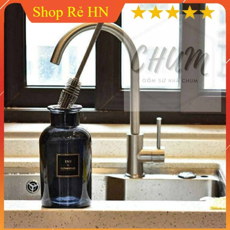 Cây cọ rửa cốc, chai lọ đa năng silicon - Siêu tiện lợi
