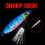 1 Cái 14-100g Kim Loại Câu Cá Jig Thìa Dụ Mắt 3D Chậm Thìa Chìm Âm Bass Dạ Quang Dụ Dọc Jigging Đúc Mồi Có Móc Bướm Cho Nước Mặn Ngoài Trời