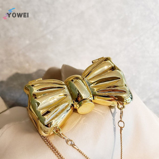 YOWEI Mới Acrylic Môi Túi Cho Wommen Acrylic Chất Lượng Cao Túi Đeo Vai Hoa Nơ Túi Đổi Chìa Khóa Đeo Ngang VN