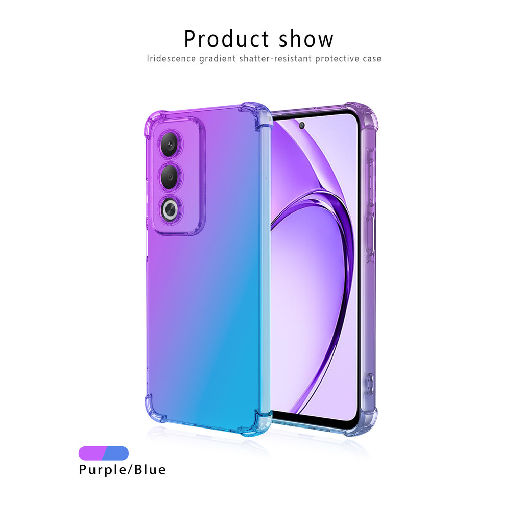 Ốp điện thoại di động chống rơi 3 trong 1 OPPO A3 Pro cho OPPO A80 A60 A3X Phim kính cường lực gốm và phim ống kính