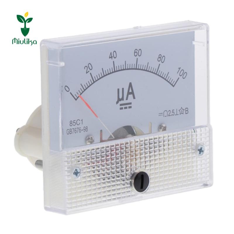 Mạch Ampe kế bảng điều khiển tương tự hình chữ nhật DC hoặc các thiết bị đo lường khác Ampe kế, 0 đến 0
