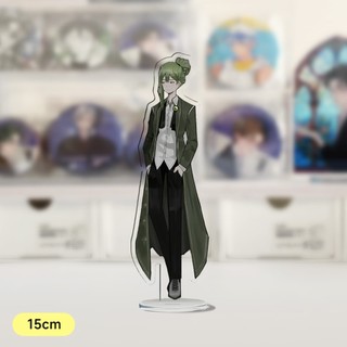 Thư Viện Ruina Đứng Anime Móc Khóa Lobotomy Corporation Nam Móc Chìa Khóa Cho Nữ In Hình Acrylic Móc Khóa Mặt Dây Chuyền Quà Tặng