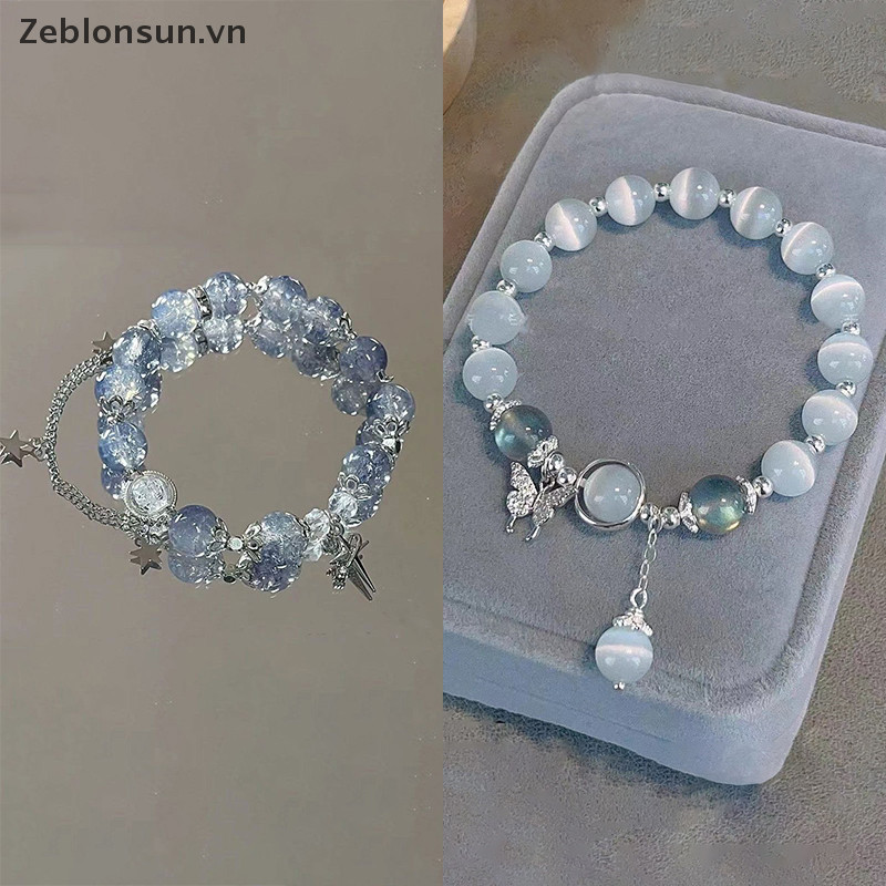 # Hb # Light Sweet sel Vòng Tay Dành Cho Nữ Thời Trang Bé Gái Giả Tưởng Đính Hạt Dây Đàn Hồi Vòng Tay Phụ Kiện Trang Sức Quà Tặng.
