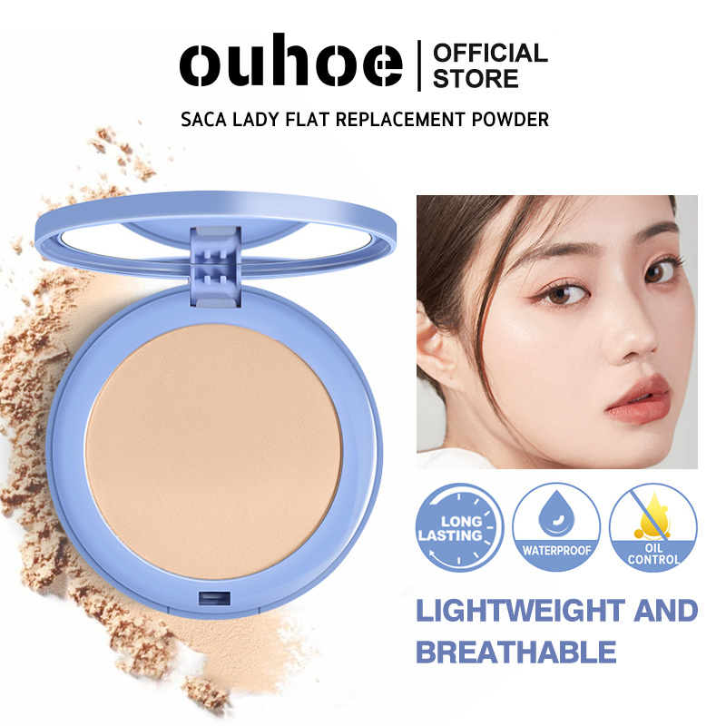 Ảnh Phấn Phủ Ouhoe Oil Control Powder Spf 28 Pa+++ Dạng Nén Kiềm Dầu 12 Giờ Làm Mờ Lỗ Chân Lông 2