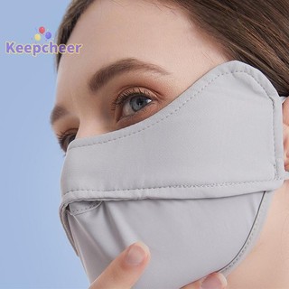 [Keepcheer] Mặt nạ lụa băng mới Tấm che nắng Mặt nạ bảo vệ mắt Mặt nạ chống tia cực tím mùa hè Mặt nạ che nắng cưỡi ngựa dành cho nữ Vỏ nửa mặt [Mới]