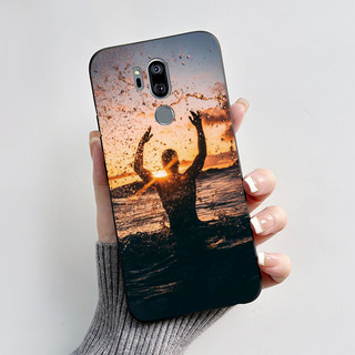 Dành Cho LG G7 ThinQ Vỏ G710EM LM-G710 Thiết Kế Mới 2023 Vỏ Điện Thoại Silicon Mềm Sơn Trái Tim Cho LG G7 ThinQ Vỏ Bảo Vệ