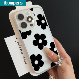 ibumpers Ốp Lưng iPhone Hàn Quốc Xinh Hoa Bướm In Hình Trong Suốt nhám Ốp Điện Thoại TPU Mềm Silicon Chống Sốc Chống Bẩn Cho Iphone 16 15 14 12 13 11 Pro Max IP 7 8 Plus X XS XR