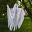 Mặt dây chuyền treo tường cửa sổ cây ngoài trời CHEESELY, Đồ trang trí treo ma Halloween thực tế màu trắng, Dễ dàng lắp đặt Đạo cụ ngôi nhà ma ám có thể tái sử dụng
