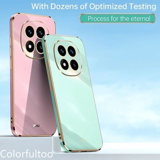 Ốp Mềm Mạ 6D Sang Trọng Cho Redmi Note 15 14 Pro Plus 14Pro + Note14Pro Note15 4G 5G Vỏ Điện Thoại Vuông Silicon Mềm Bảo Vệ Camera TPU Ốp Lưng Chống Sốc Vỏ