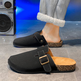Hàng sẵn có Giày Slip-On Clogs Phong cách cặp đôi Kích thước lớn Miễn phí vận chuyển