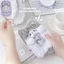 Giá đỡ thẻ tín hiệu ngẫu tượng Goo, Giá đỡ thẻ Photocard sang trọng dành cho chó mèo Kawaii mềm mại, hợp thời trang với móc khóa Vỏ thẻ ID học sinh dễ thương