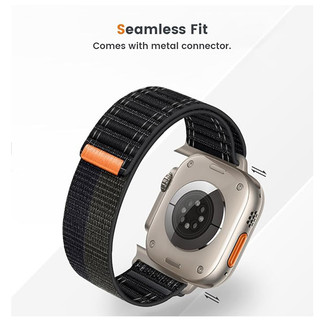 Dành Cho Apple Watch Dây Đeo 2024 Mới Nylon Vòng Dây Đeo Cho iWatch Band Ultra 2 49mm 46mm 45mm 44mm 42mm 41mm 40mm 38mm Series Dây Thể Thao