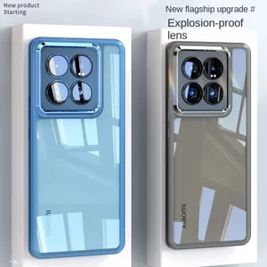 Vỏ Cho Xiaomi Mi 14T Pro Ốp Lưng TPU Mềm Trong Suốt Bảo Vệ Ống Kính Ốp lưng Xiaomi Mi14T 13T 12T 11T Pro Vỏ Điện Thoại