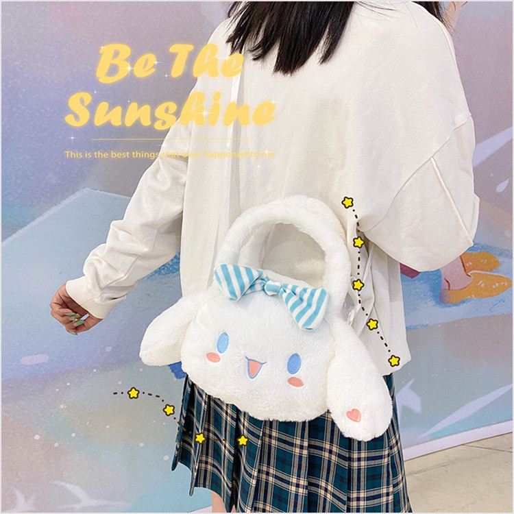 Túi đeo vai dễ thương hình cinnamoroll sang trọng