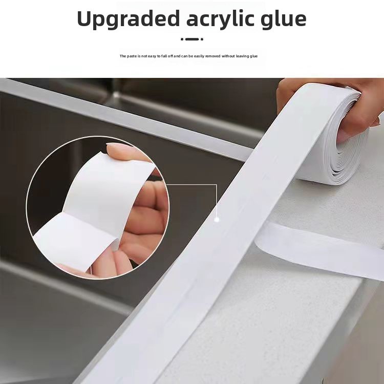 Nhà Bếp Tự Dính Đẹp Đường May Miếng Dán Chống Thấm Nước Nhà Bếp Phòng Tắm Bồn Rửa Cạnh Niêm Phong Chống Ẩm Niêm Phong Băng Vệ Sinh Nhà Vệ Sinh