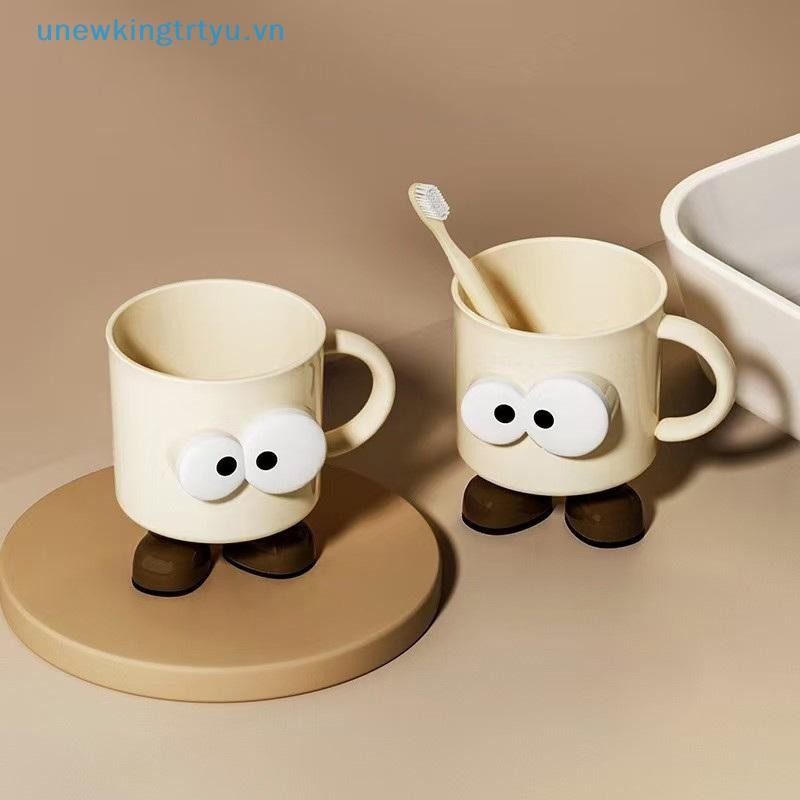 Unewtyu 1 Cái Cốc Nước súc Miệng Hộ Gia Đình Bàn Chải Đánh Răng Cốc Cặp Đôi Cô Gái Bàn Chải Đánh Răng Cốc Hoạt Hình Dễ Thương Cốc Rửa Chống Rơi VN