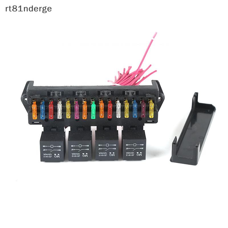 Ge Ô Tô 15 Vòng Hộp Cầu Chì Đa Vòng Master Hộp Điều Khiển Dây Đồng Dày Giá Đỡ Cầu Chì Có Rơ Le n