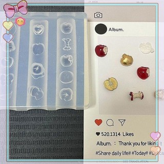 [beautifulhome] Khuôn Làm Móng Silicon Trái Cây 3D Cánh Hoa Ngọt Ngào Thiết Kế DIY Mẫu Làm Móng Tay Khắc Móng Tay Nghệ Thuật Stencil Dụng Cụ Khuôn Dập Mềm [vẻ Đẹp]